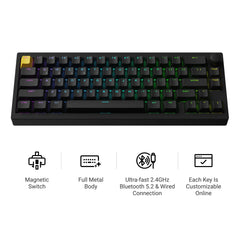 Lemokey P1 HE Wireless Magnetic Switch Custom Gaming Keyboard